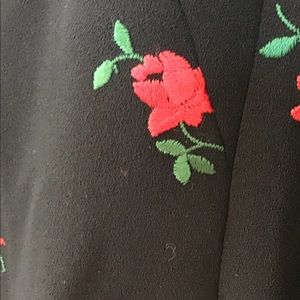 Authentic Escada rose embroidered jacket sz 10